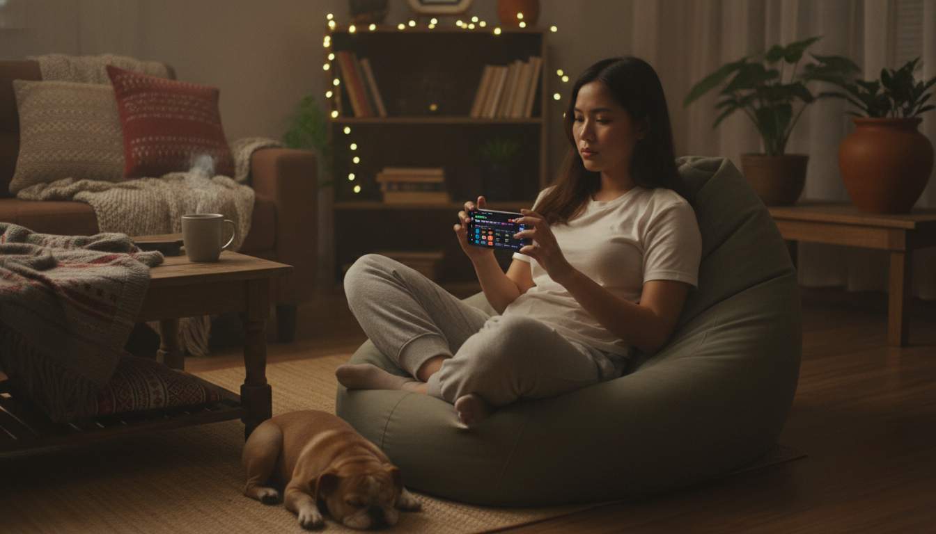 Bet Smart with YYYPH A woman placing a bet online
